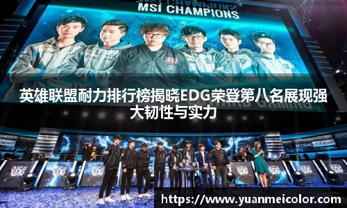 英雄联盟耐力排行榜揭晓EDG荣登第八名展现强大韧性与实力